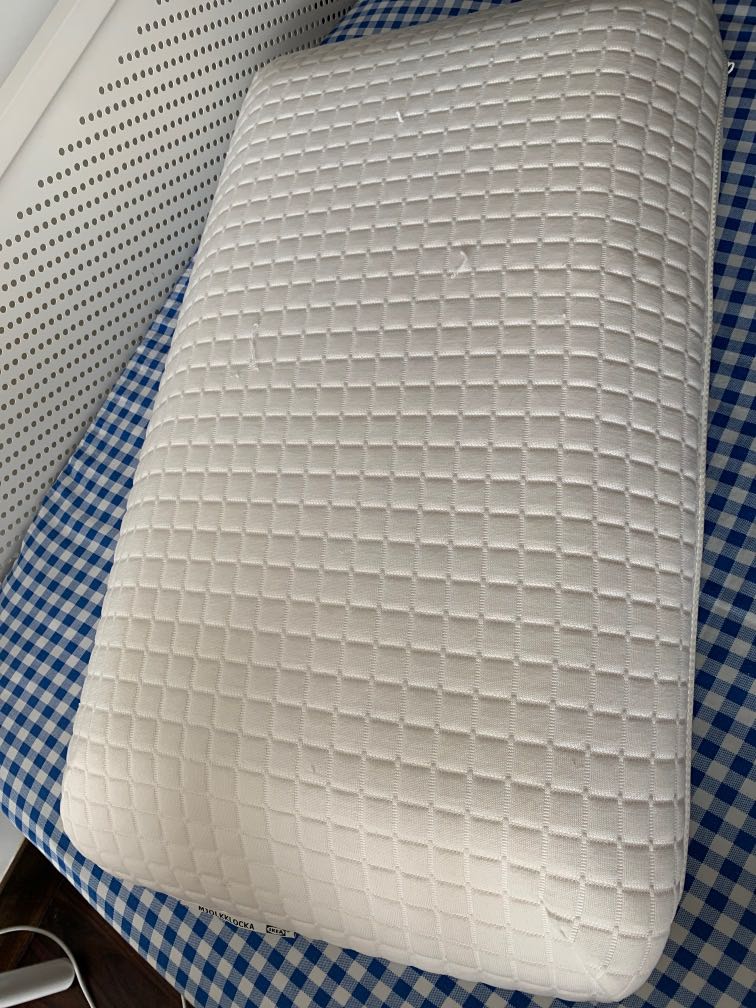 IKEA pillow MJOLKKLOCKA, Furniture & Home Living, Furniture, Bed Frames