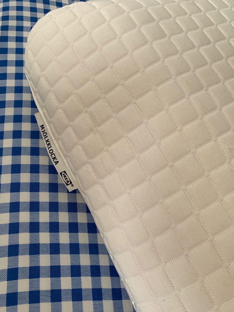 IKEA pillow MJOLKKLOCKA, Furniture & Home Living, Furniture, Bed Frames