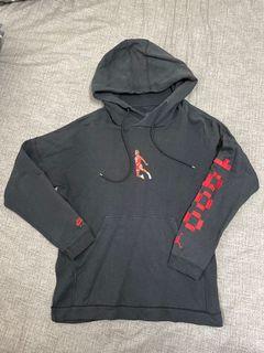 Jordan 帽T 飛人 喬丹 罰球線灌籃 黑色 尺寸M
