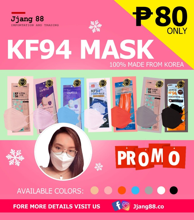 KF94 Masks, Health & Nutrition, Face Masks & Face Shields on Carousell