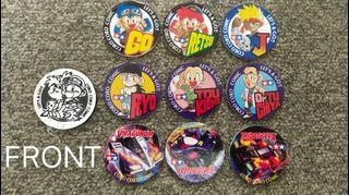 Lets and Go (Tamiya) and DBZ pogs with slammer