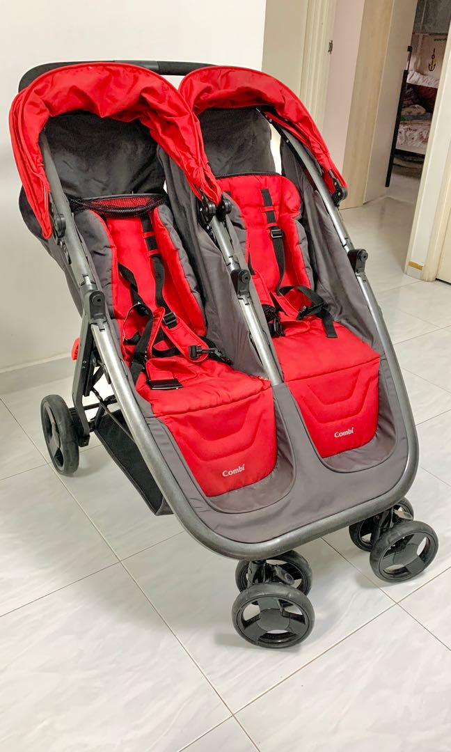 Combi fold and go double stroller online
