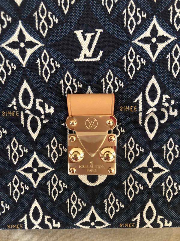Louis Vuitton Pochette Metis MM Since 1854 Jacquard Gray/Black in Leather  with Gold-tone - GB