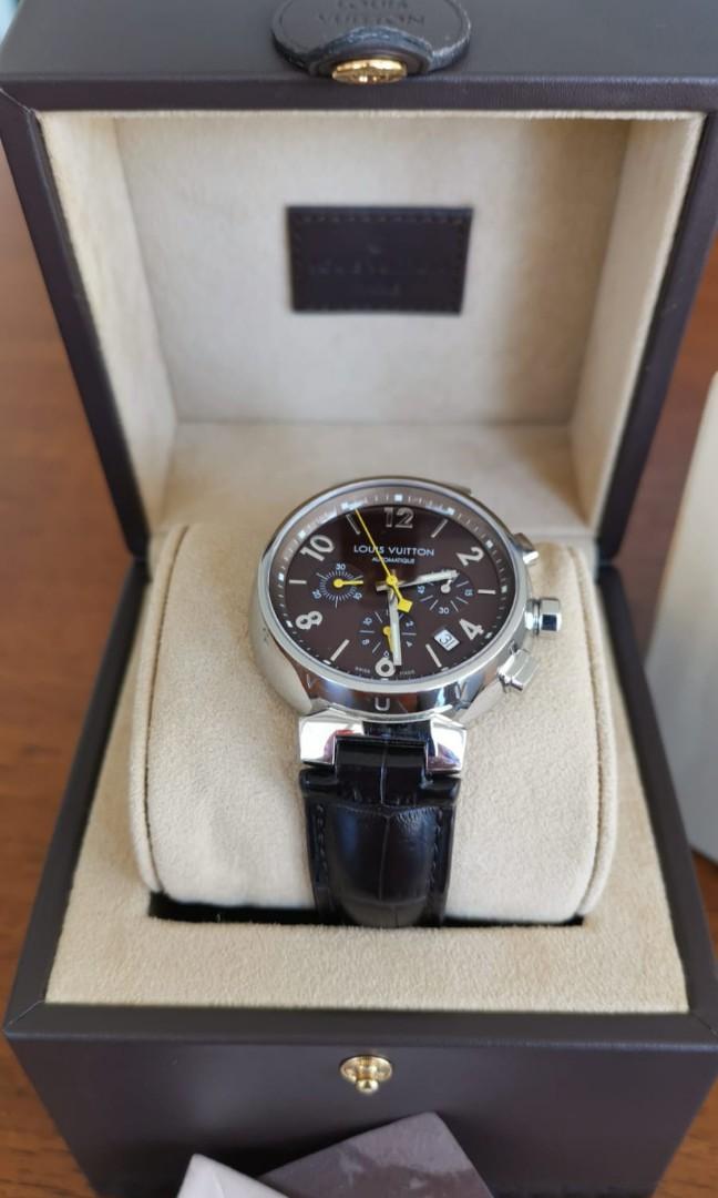 Louis Vuitton Tambour Chronograph Automatic Watch, Luxury, Watches on  Carousell