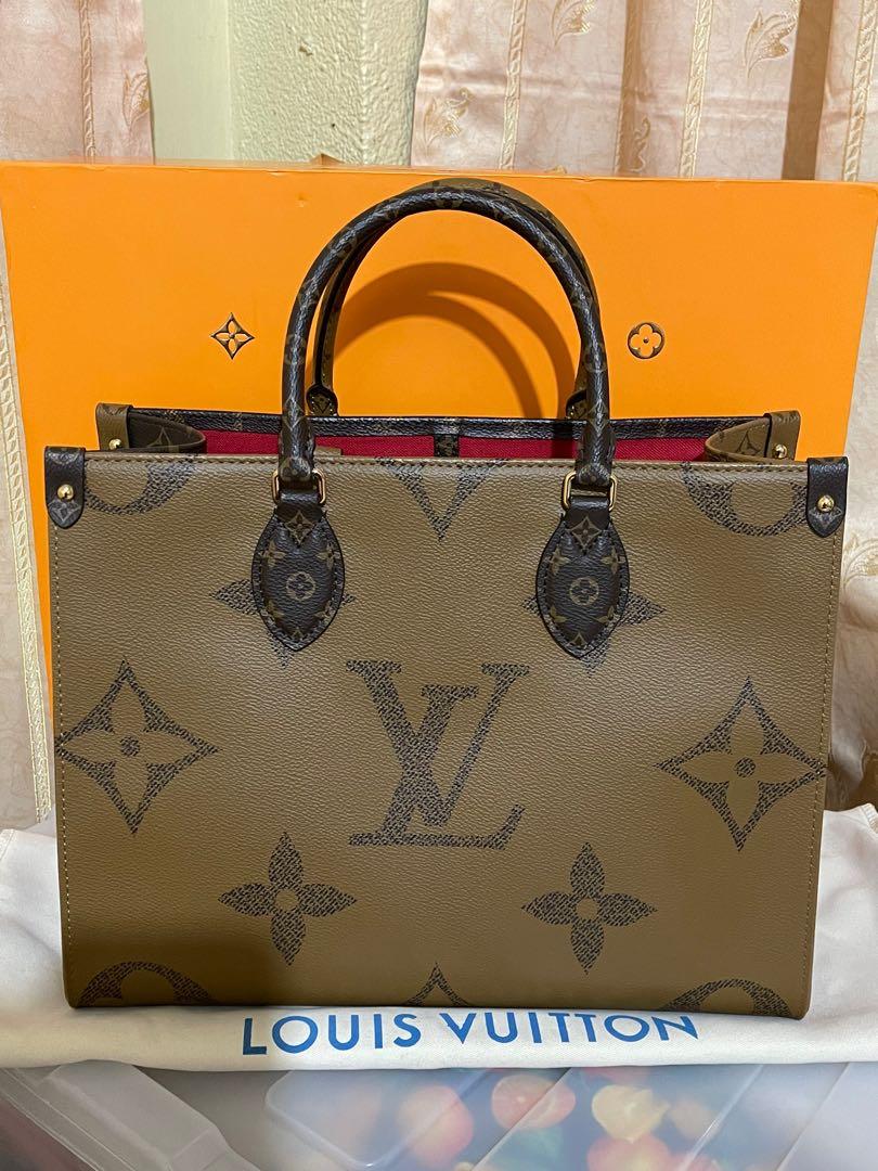 Louis Vuitton OnTheGo OTG MM Reverse Monogram, Luxury, Bags & Wallets on  Carousell