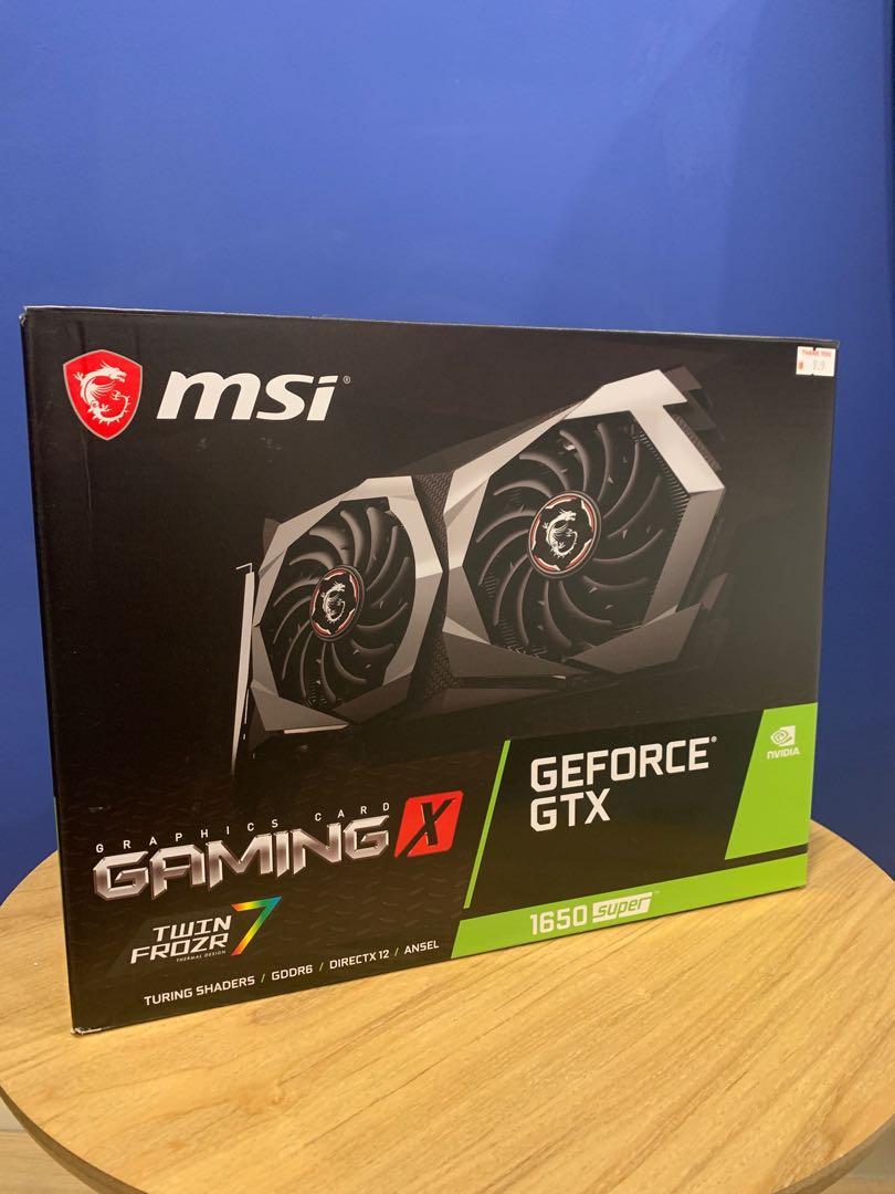 Msi geforce clearance 1650 gaming x