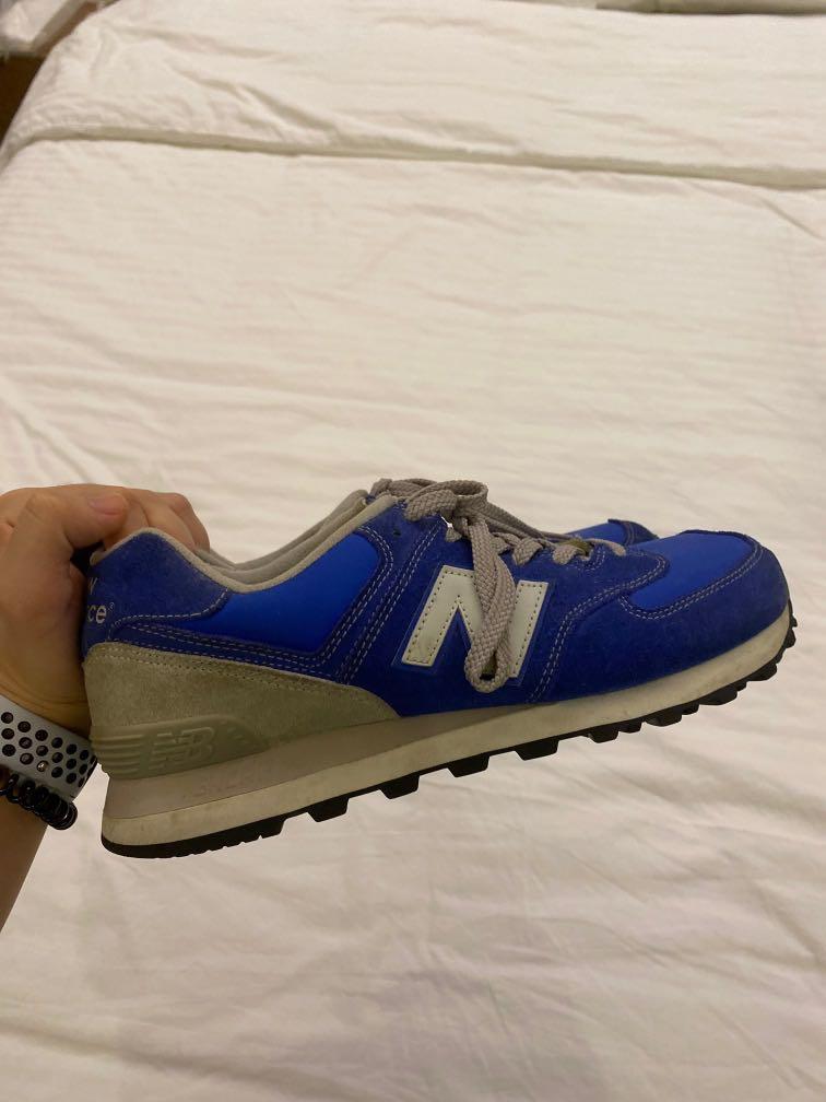 New Balance Sneaker Runner White wit/blauw