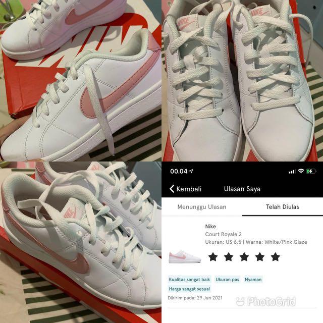 Nike Court Royale Pink Glaze Fesyen Pria Sepatu Sneakers di Carousell