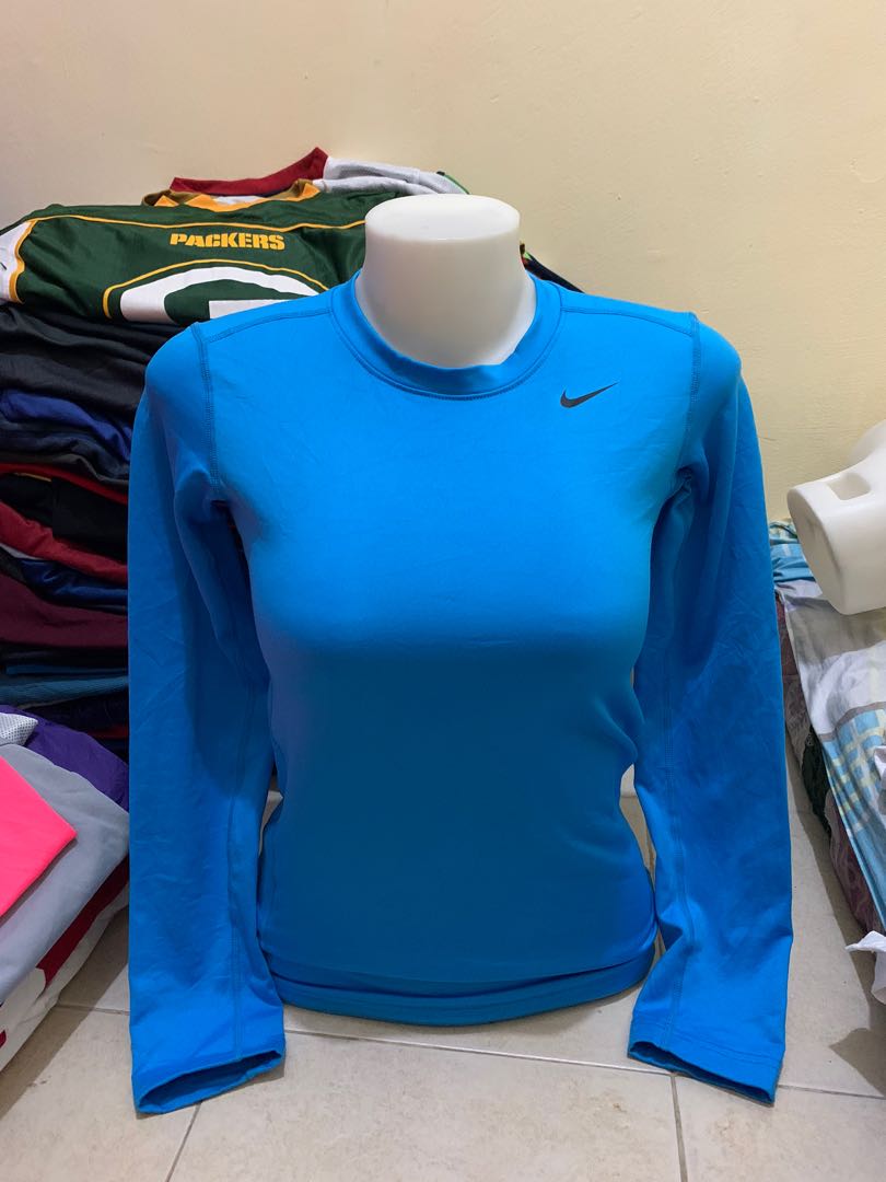 Nike pro combat compression, Women's Fashion, Tops, Longsleeves on Carousell