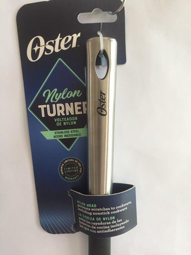 Nylon Turner ( Oster ) original from US (Category: Cookware & Accessories) located in Pasay City. Submitted by redgiftshop (Listing ID 1111063863, Image 2). Description: stainless steel Acero inoxidable prevents scratches to cookware, including nonstick cookware directly bought in US US components product code: EJ21August .