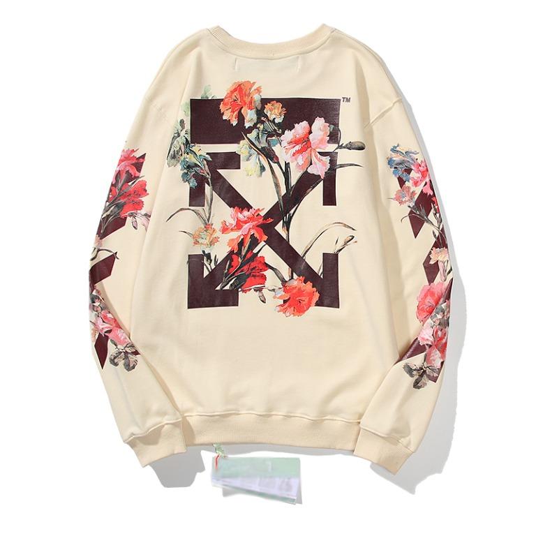Off white flower best sale crewneck