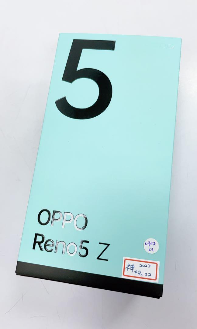 Oppo Reno 5Z 8+128g 黑🌟僅拆封未使用～保固2022.9.22, 手機及配件