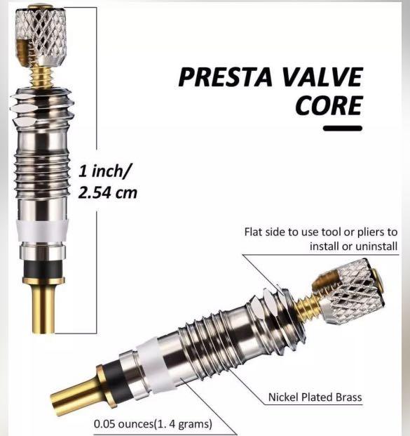 presta valve core halfords