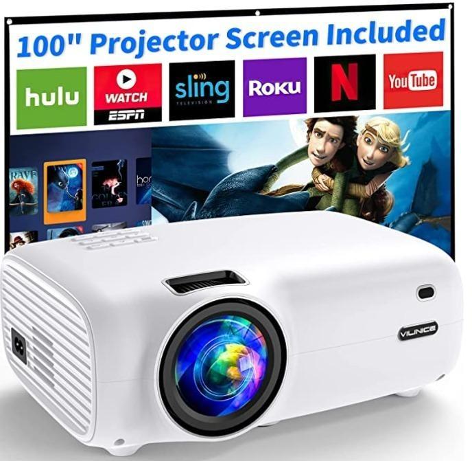 [ SG READY STOCKS] free shipping* Vili Nice projector 6500 Lux Mini