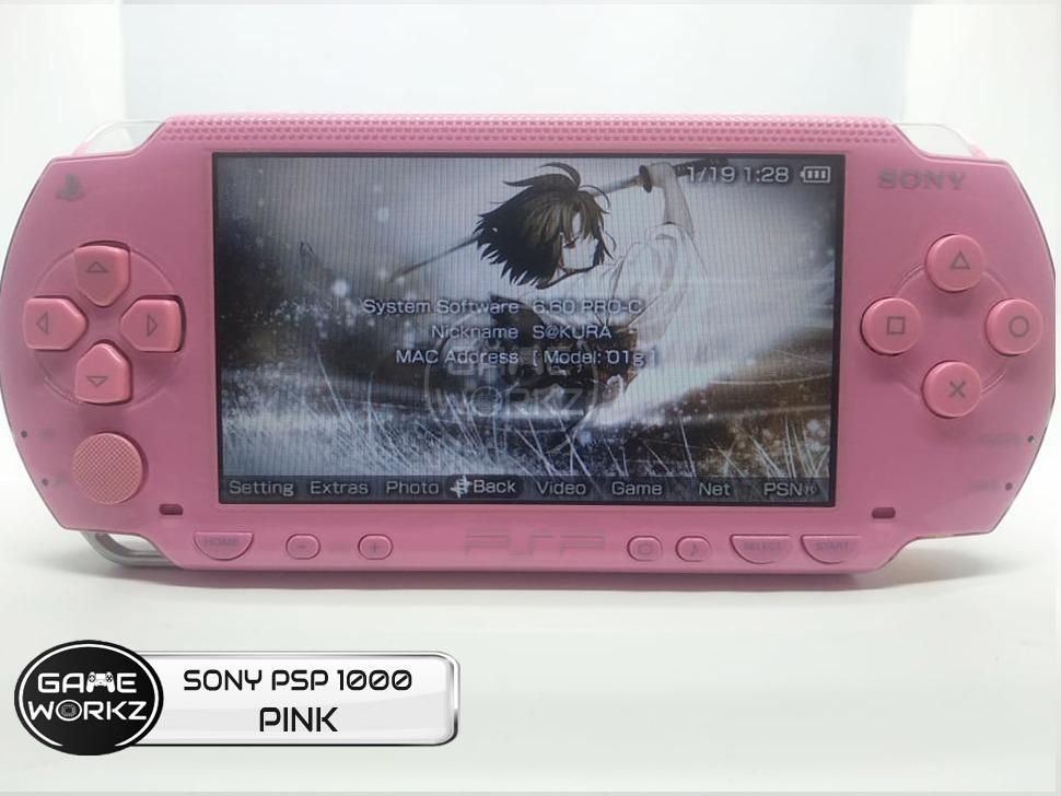 Psp Phat 1000 Pink Video Gaming Video Game Consoles Playstation On Carousell