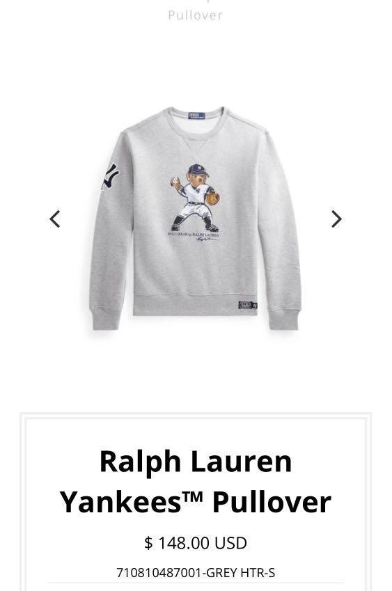 Ralph Lauren Yankees Sweatshirt, Men's Fashion, Tops & Sets, Tshirts & Polo  Shirts on Carousell