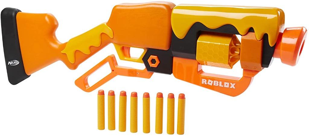 Nerf Roblox Adopt Me: Bees Lever Action Blaster, 8 Elite Darts, Code to  Unlock in-Game