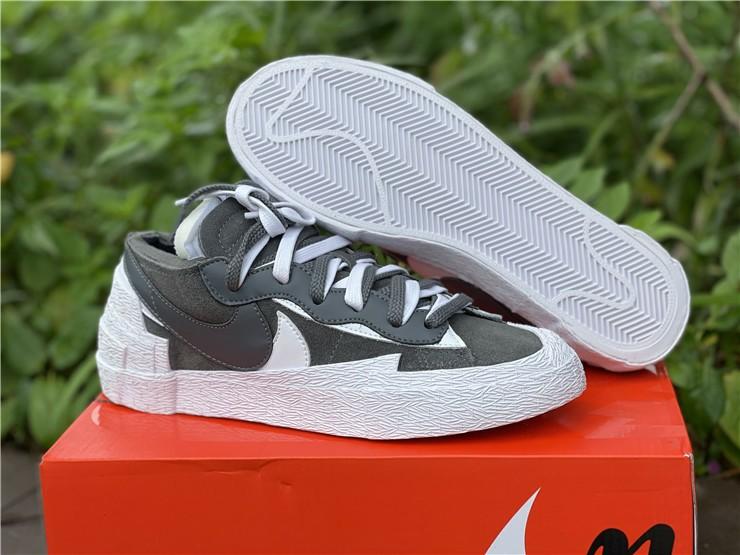 Sacai x Nike Blazer Low Iron Grey (US11), 男裝, 鞋, 波鞋- Carousell