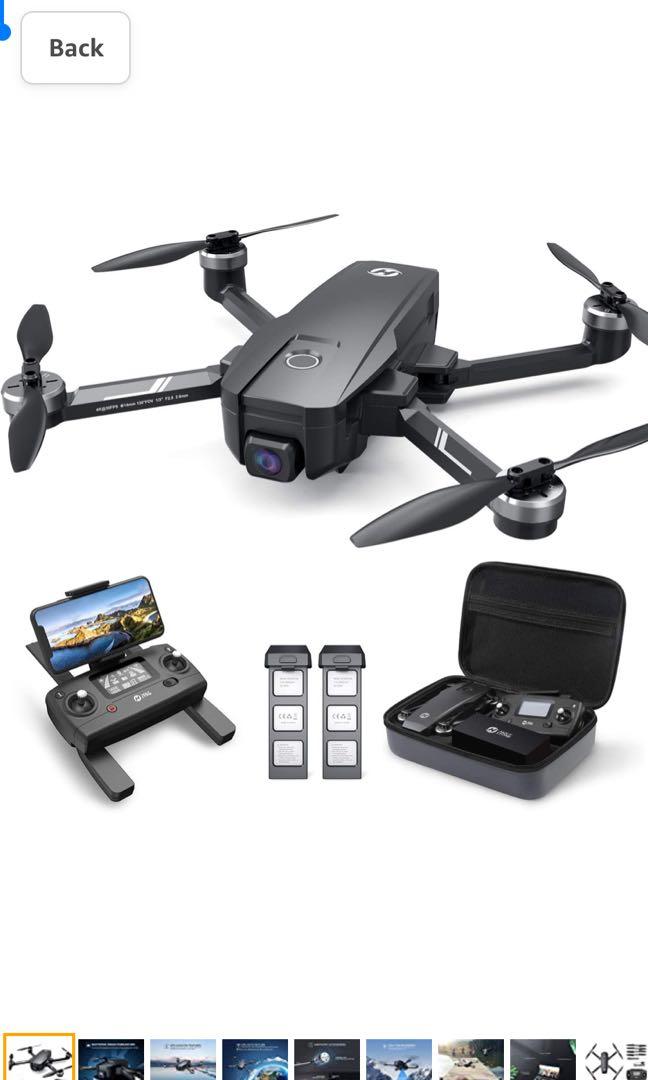 Sealed Holy Stone HS720E 4K EIS Drone with UHD Camera for Adults Easy GPS Quadcopter for Beginner with 46mins Flight Time Brushless Motor 5GHz FPV