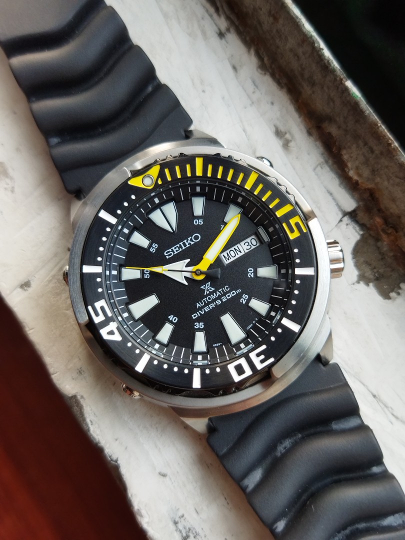 Seiko SRP639 Yellow Fin Tuna, Men's Fashion, Watches & Accessories ...