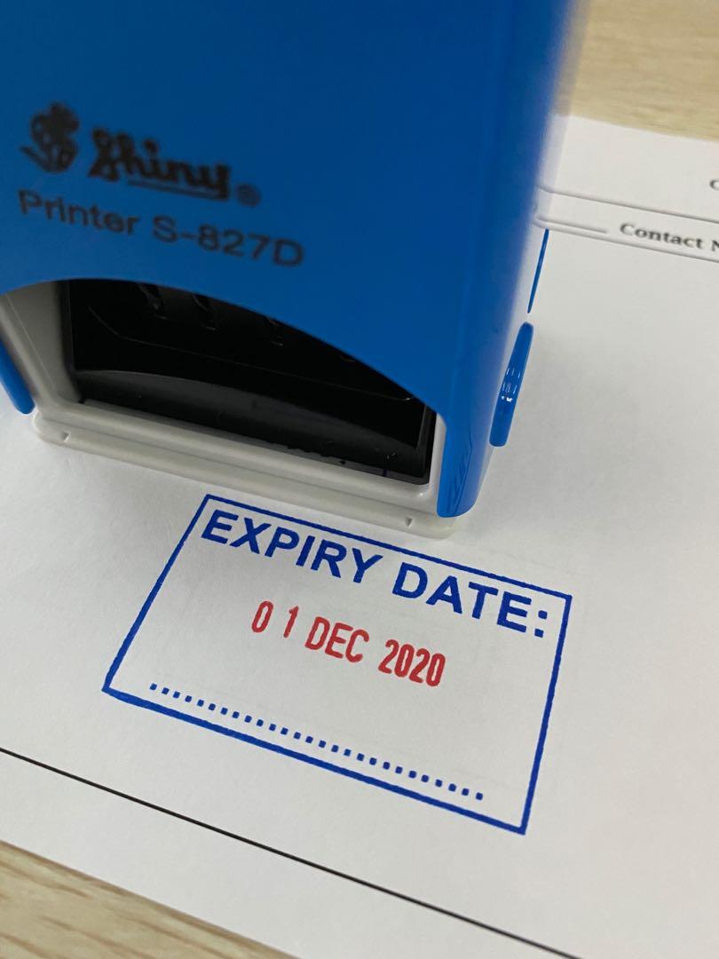 Customise Company Stamps with Date (Changeable) SelfInking Dater