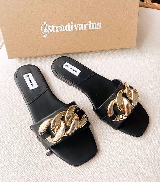 Stradivarius flat sandals on sale