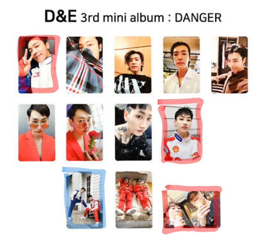 史上最も激安 Super junior D&E Danger小卡, 興趣及遊戲, 收藏品及紀念品, 韓 アイドル