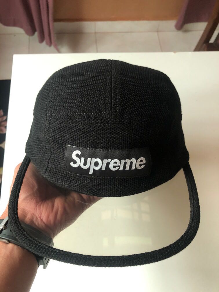 Supreme Pique Angler Camp Cap, Men's Fashion, Watches