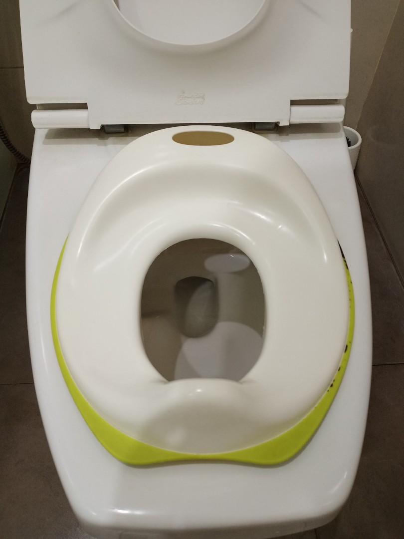 Toilet Seat Ikea Tossig white&green tempat duduk toilet untuk anak