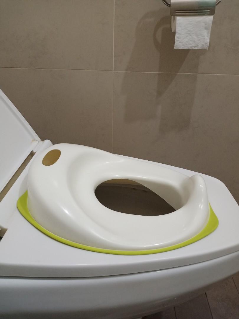 Toilet Seat Ikea Tossig white&green tempat duduk toilet untuk anak