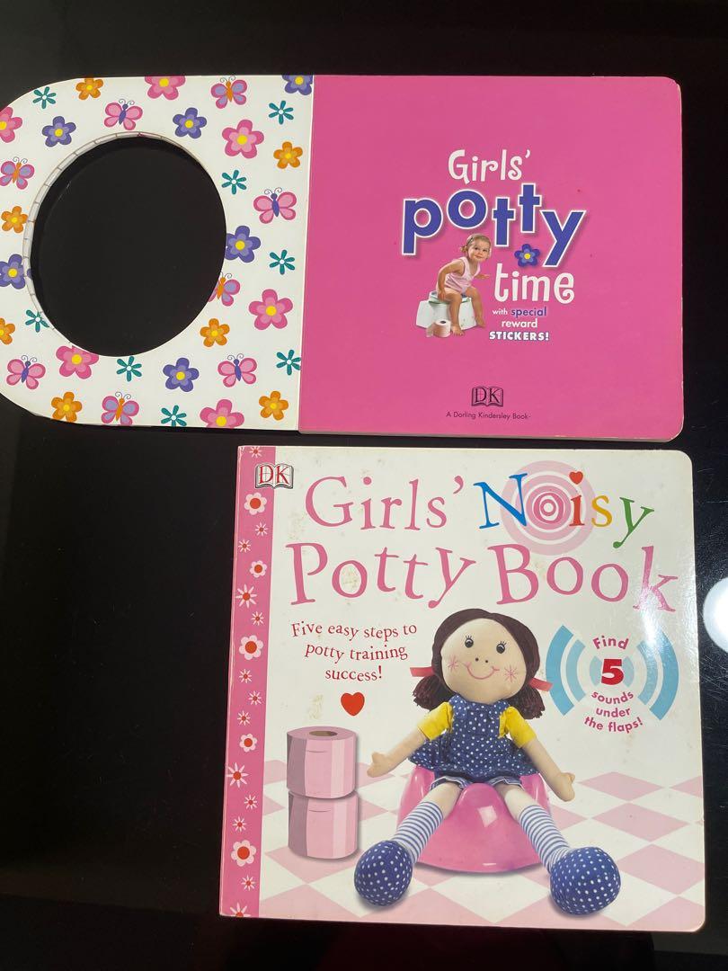 Toilet training books for little girls, Babies & Kids, Bathing