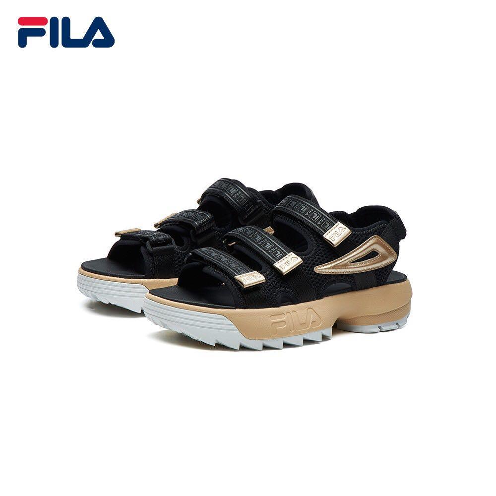 Fila Womens Disruptor Bold Slide Open Toe Sport Sandals Navy 9 Medium (B,M)  - Walmart.com