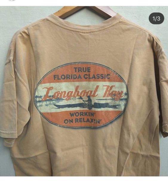 VINTAGE COMFORT COLORS TEE LONGBOAT 