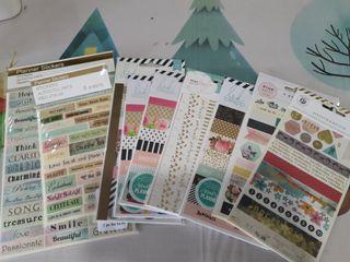 Washi tape stickers and planner stickers