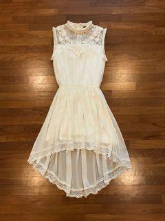White Lace Dress - LIKE NEW