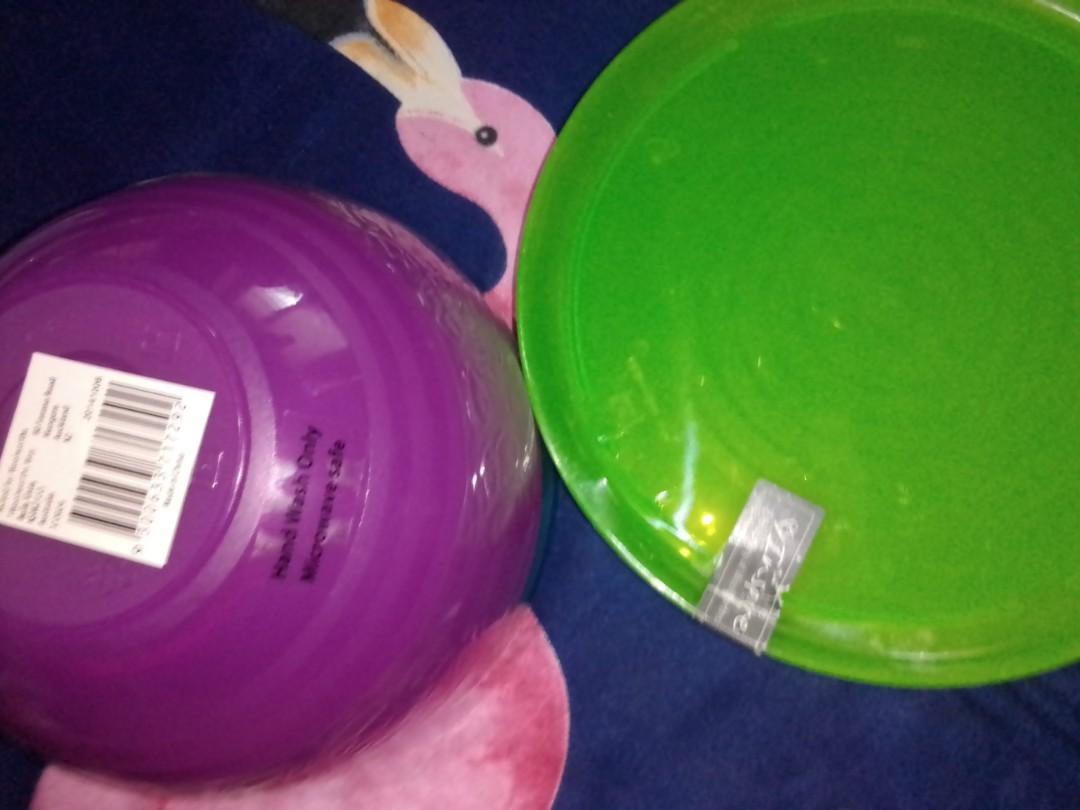 Woolworths bowl and small plate set from Australia (Microwave safe), Furniture & Home Living
