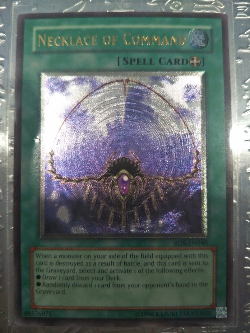Yugioh Ultimate RDS-EN040-1st Edition Necklace Of Command 
