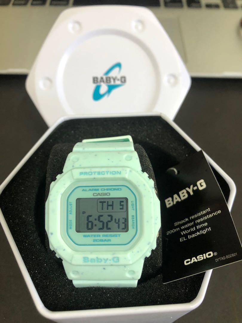 Baby g hotsell shock mint green