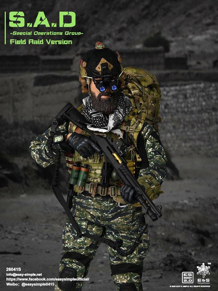 Custom Ak74 Assault Rifle for sale online 1 6 Scale ES 26041S Sad Special Group Ver