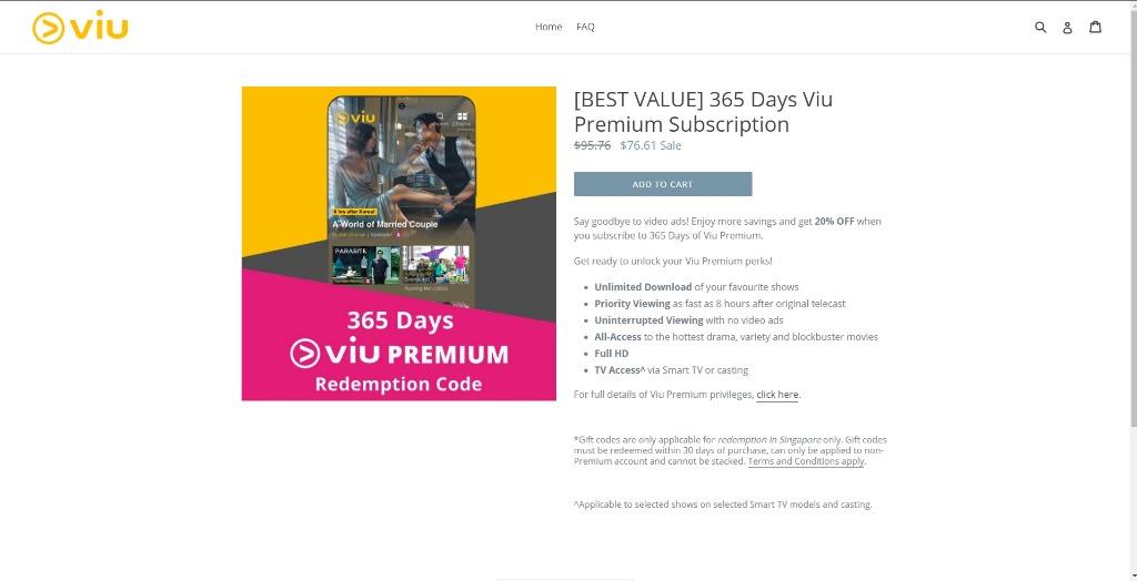Viu.com website