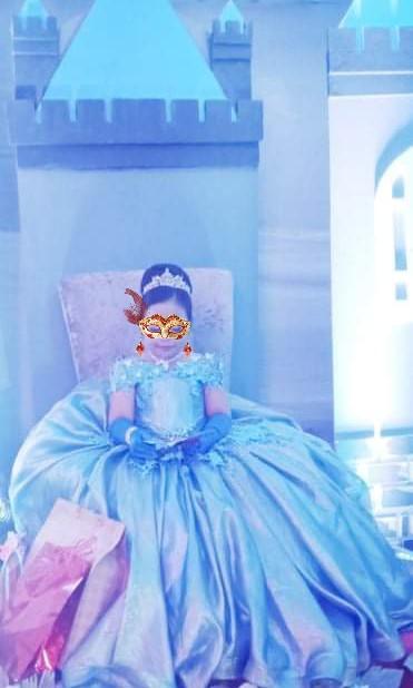 Cinderella gown for new arrivals 7th birthday