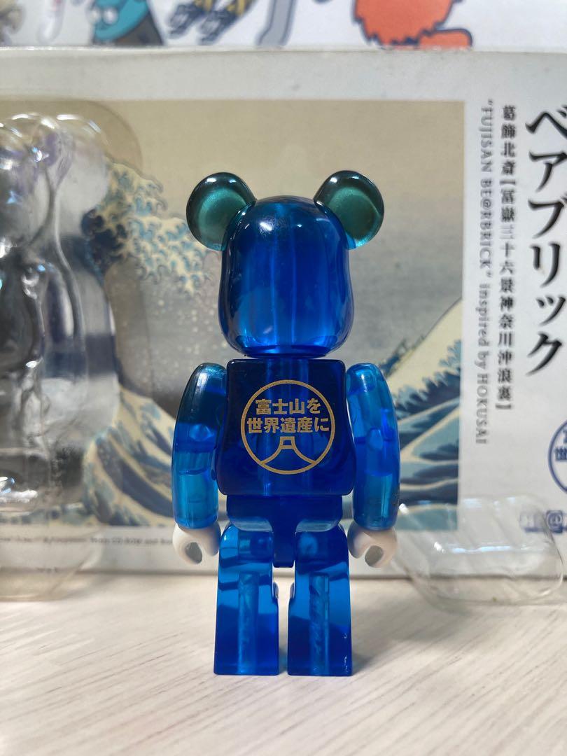 絕版 Medicomtoy bearbrick 100% 浮世繪 富士山 Fujisan 葛飾北齋 大浮世繪展限定