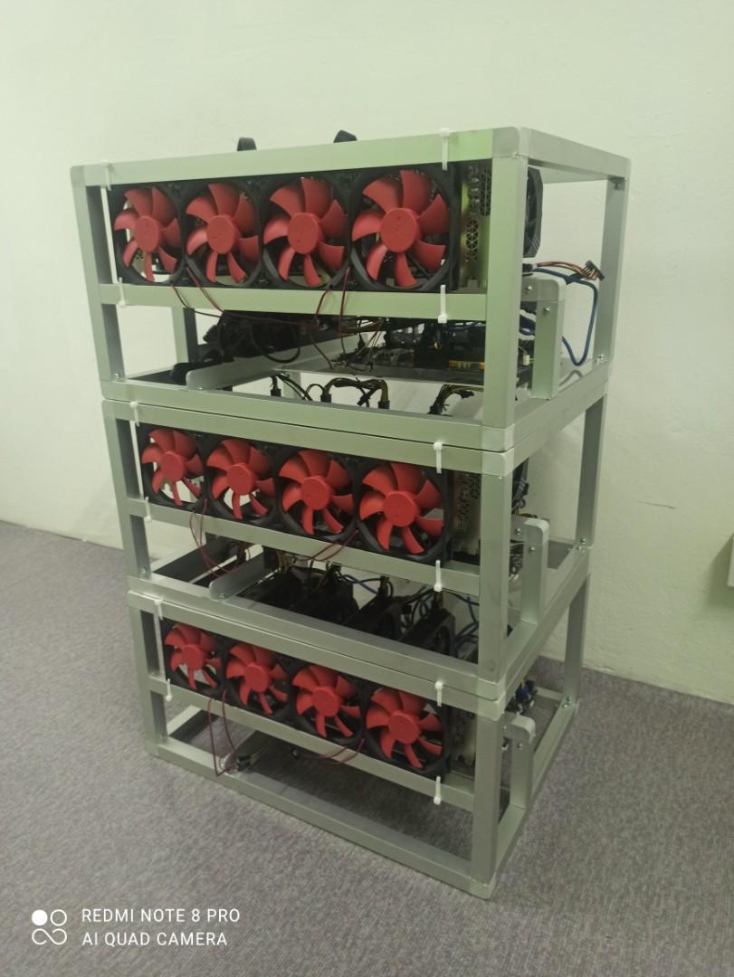 Mining RIG 6 GPU Eth Casing Portable Design, Computers & Tech, Parts ...