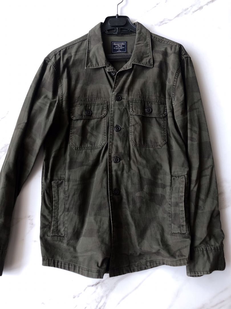 abercrombie camouflage jacket