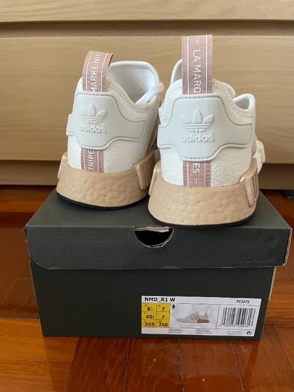 Adidas NMD R1 Shoes in Cloud White / Ash Pearl, Women's Fashion, Footwear,  Sneakers on Carousell