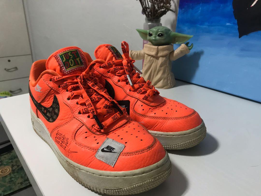 Air Force 1 AF1 JDI CUSTOM US 9 Men s Fashion Footwear Sneakers on Carousell