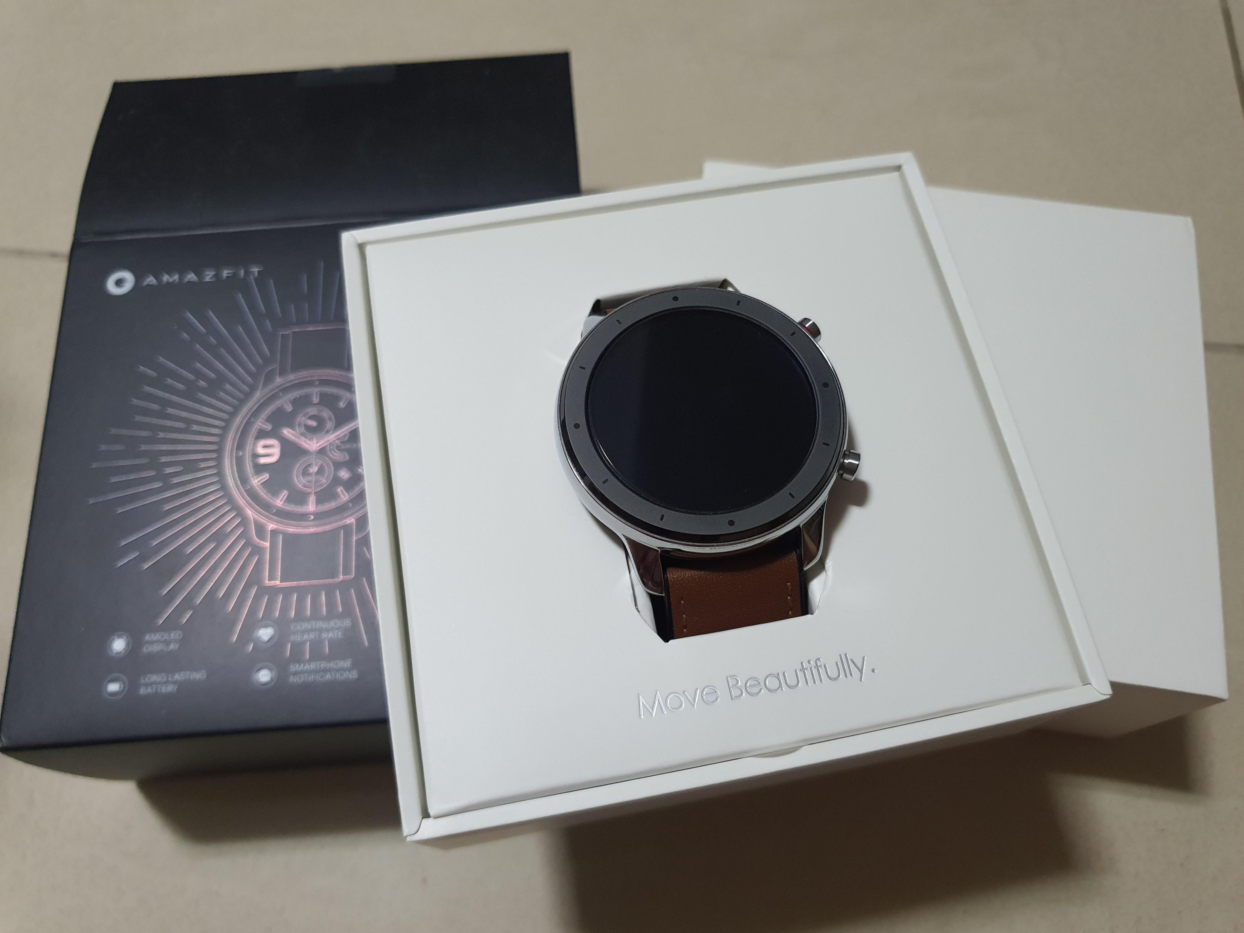 Amazfit GTR 47mm A1902 Stainless Steel, Mobile Phones  Gadgets, Wearables   Smart Watches on Carousell