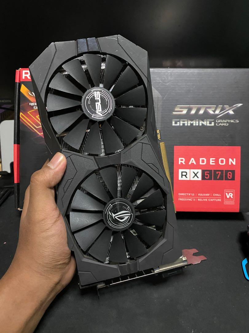 Asus Rog rx 570 4gb Computers Tech Parts Accessories