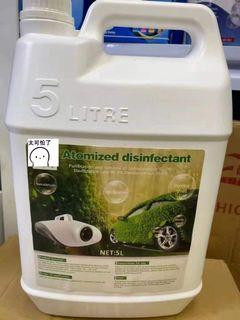 Atomized disinfectant for fog machines 5L