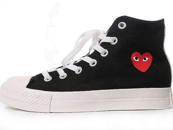 cdg high top black